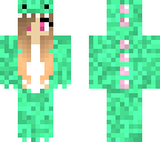 mint dino girl