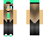 mint fox girl