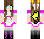 pika girl brown hair maid