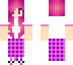pink purple girl in pjs