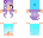 purple haired girl