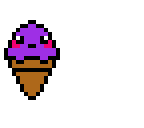 purple ice cream
