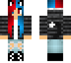 red and blue