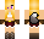 blonde wolf girl