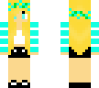 blue flower crown
