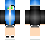 blue hair casual
