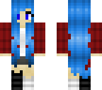blue long haired girl