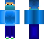 blue man