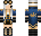 blue steampunk girl