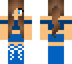 cute blue girl