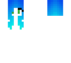 electric blue hair template