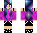 galaxy haired girl