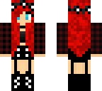gothic red girl