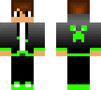 green boy with creeper
