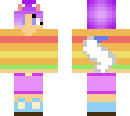 pastel fox girl