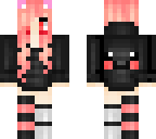 pink and black girl