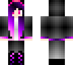 purple and pink hoodie girl