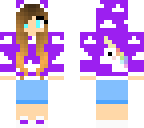 purple unicorn girl