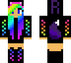 rainbow foxy girl