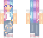 rainbow girl overalls