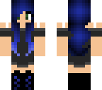 royal blue hair
