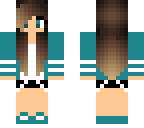 school girl teal