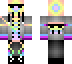 swag rad rainbow skelton dude edit of edit