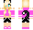 blonde cat girl