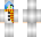 blue hair snowman