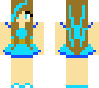 blue party girl