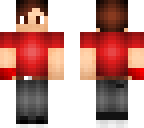 casual guy - red shirt 3d