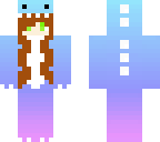 dino girl blue to pink