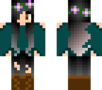 flower fall girl