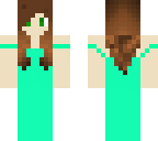 girl in a seafoam dress