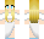 girl in a white dress