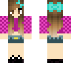 girl with bathing suit underlay