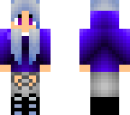 gray to blue hair