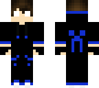herobrine gamer boy  blue version