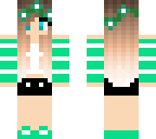 mint green girl