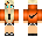 orange nike girl