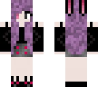 pink and purple bunny girl