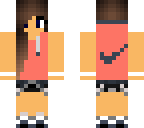 pink nike girl