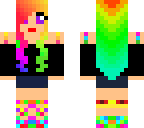 rainbow girl