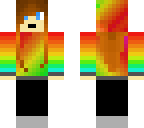 rainbow jacket girl