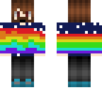 rainbow mustache