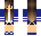school girl blue
