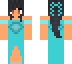 aphmau in blue dress