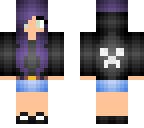 black hoodie creeper girl