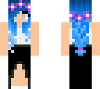 blue braid dress
