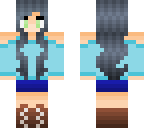 blue girl